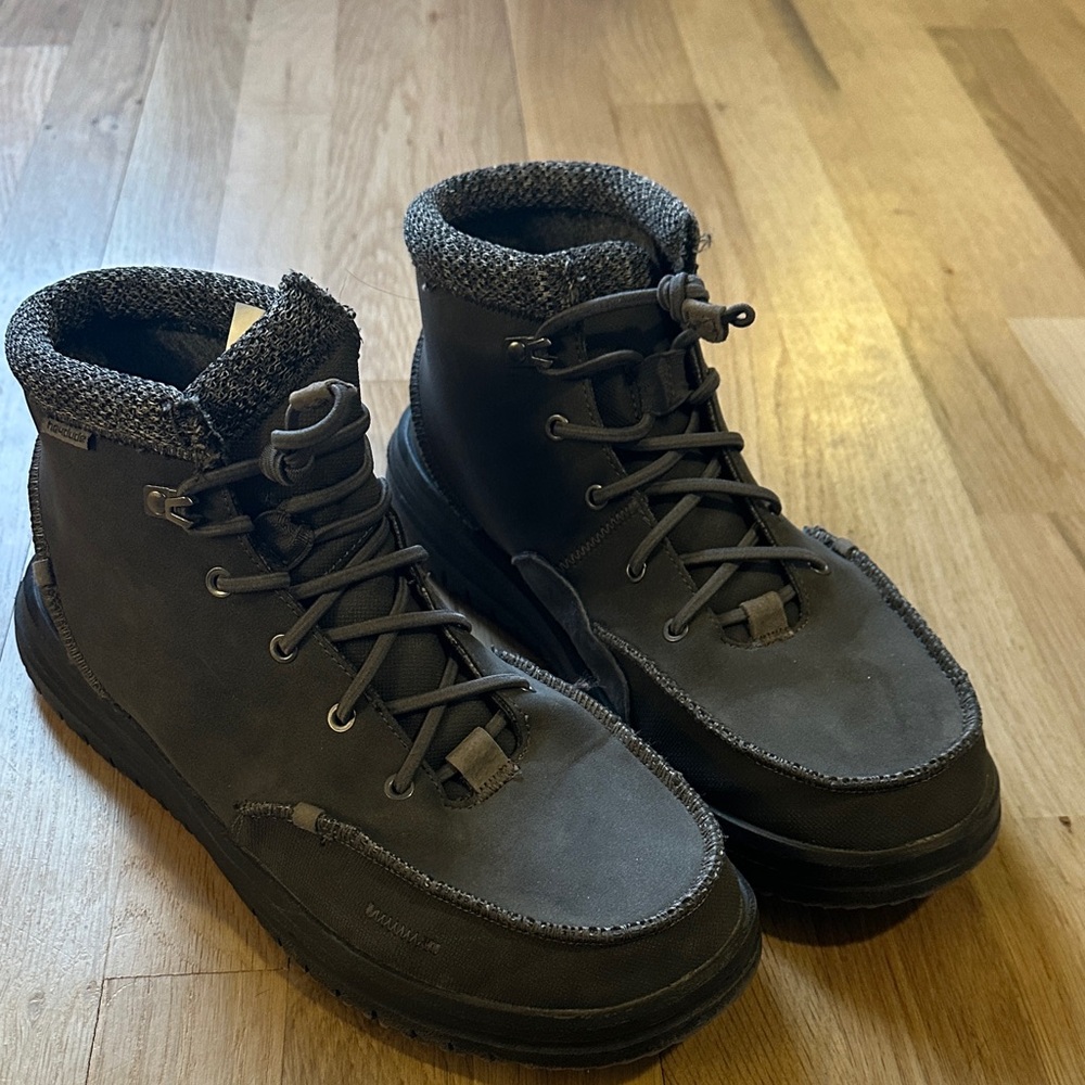 Hey Dude Charcoal Men's Boots
